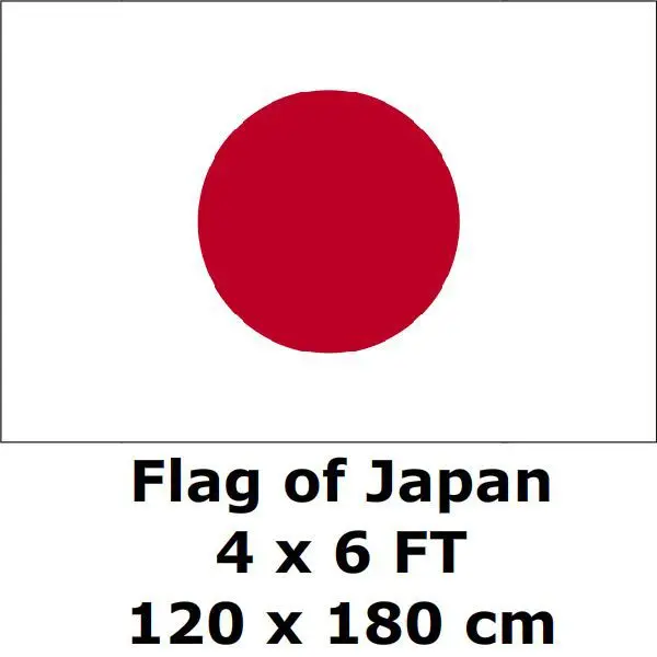 

Japan Flag 120 x 180 cm 100D Polyester Large Big Japanese Flags And Banners