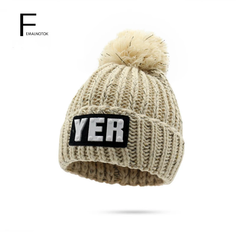 

New arrival fashion women hats high quality autumn and winter hats brand designer knitted hat for women Skullies