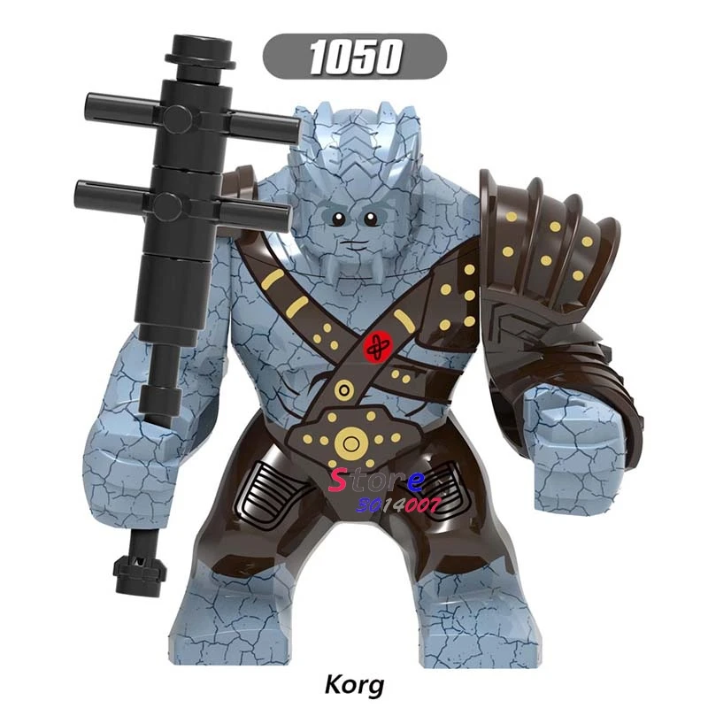 

Single Marvel Avengers Endgame Korg Rocket Raccoon Thanos Black Widow Hawkeye Nebula Vision Thor building blocks Kids Toy