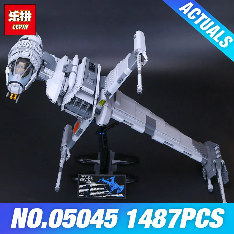 

Lepin 05045 Star Plan 1487Pcs 10227 B-wing fighter Wars Set Building Blocks Bricks DIY Educational Children Toys Christmas Gifts
