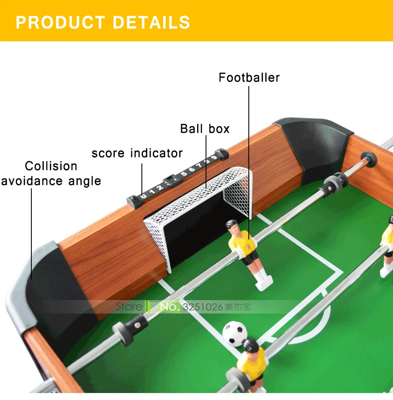 Прямые продажи американский бренд восьмибар Foosball машина родитель-ребенок Деревянный футбольный стол подарки футбол настольные бары Вечерние PK игры