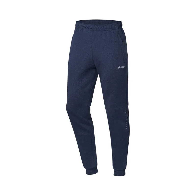 Li-Ning, мужские тренировочные штаны, удобные, обычные, 70% хлопок, 30% полиэстер, подкладка, спортивные штаны, брюки AKLP147 MKY505 - Цвет: AKLP147-4H
