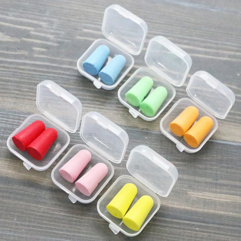 WIILII 1 Pc Mini Clear Plastic Small Box Jewelry Earplugs Storage Box Case Container Bead Makeup Clear Organizer Gift Storage