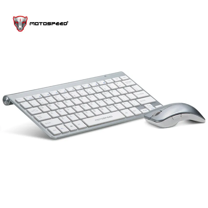 Motospeed G9800 2,4G Беспроводная клавиатура и мышь Мини мультимедийная клавиатура мышь комбо набор ноутбук Macbook Настольный ПК ТВ офис