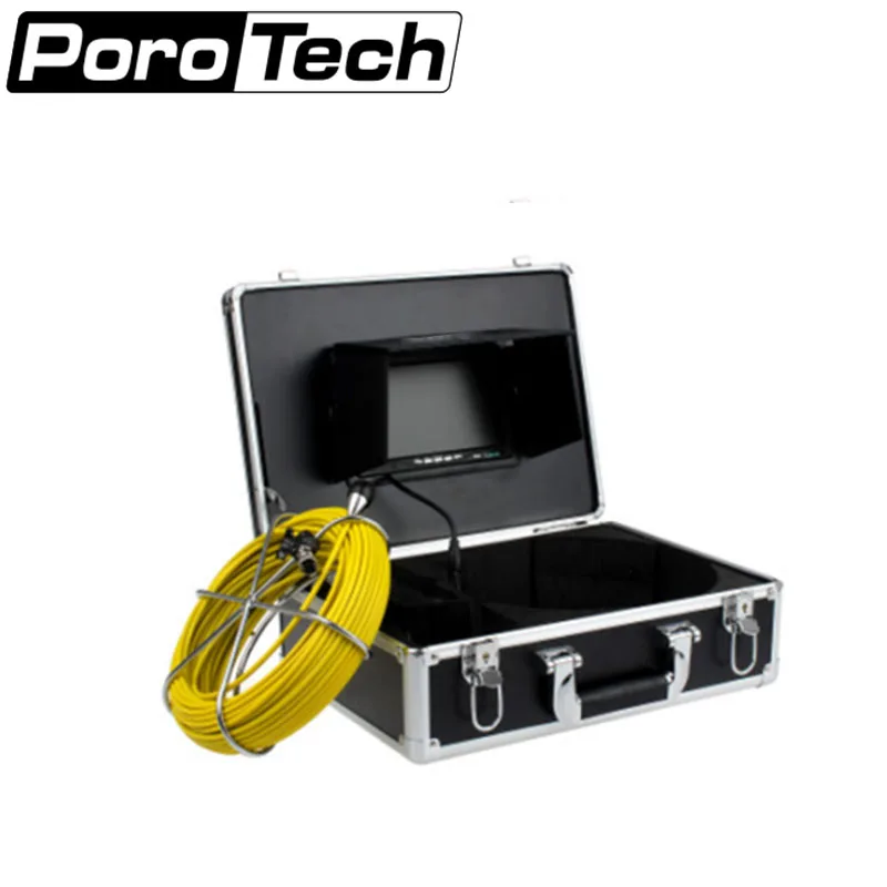 WP70 40m Sewer Waterproof Video Camera 7 inch LCD Screen dispaly
