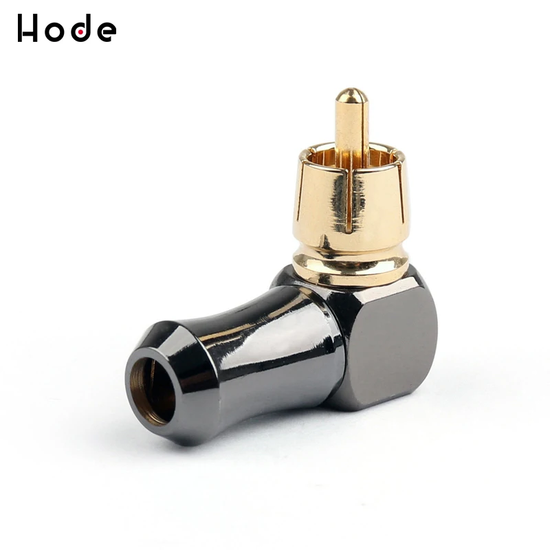 

RCA Right Angle 6.35mm Male plug Audio Video Connector Soldering Adapter Mini Plugjack