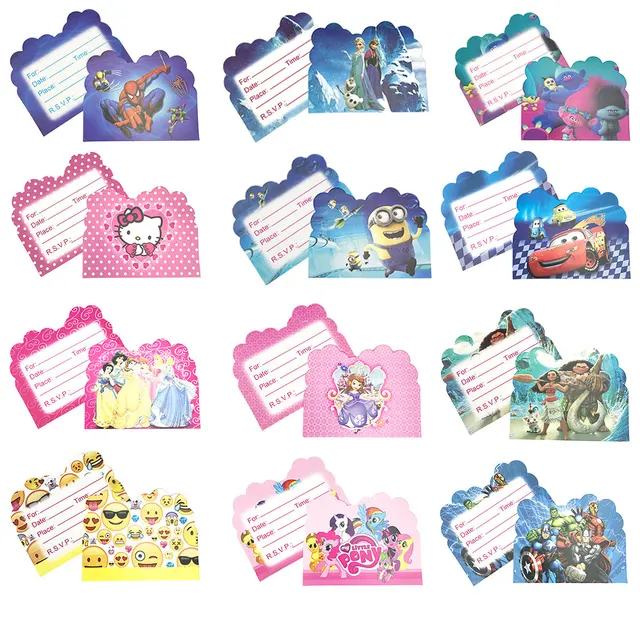 invitation cards for birthday party for kids
