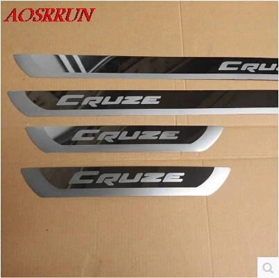 fit for Chevrolet Cruze 2009 2015 Stainless Steel Door Sill Strip Welcome Pedal Trim Auto Car