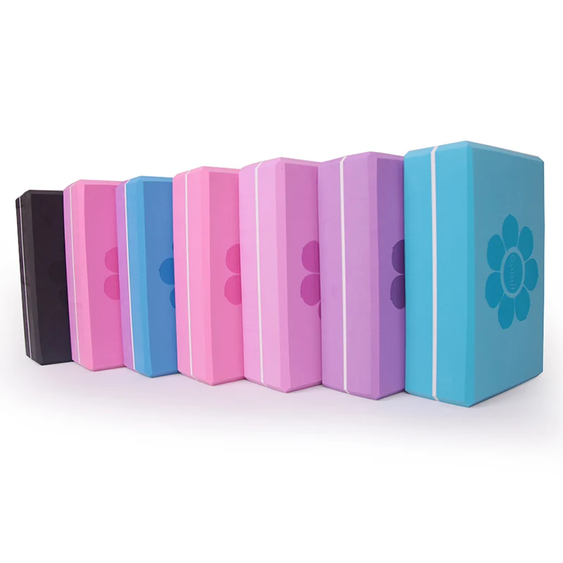 

EVA Yoga Block Foam Brick Gym Exercises Pilates Fitness Tool Workout Stretching Aid Body Shaping Health Training Kids Women Men