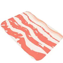 Творческая пища шаблон Коврик для пола печать полиэстер абсорбирующий нескользящий ковер для дома, ванны, кухни гостиной