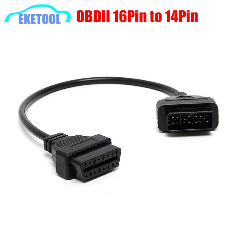 OBD1 14Pin к OBD2 16Pin для Nissan автомобильный Удлинительный кабель подходит конвертер