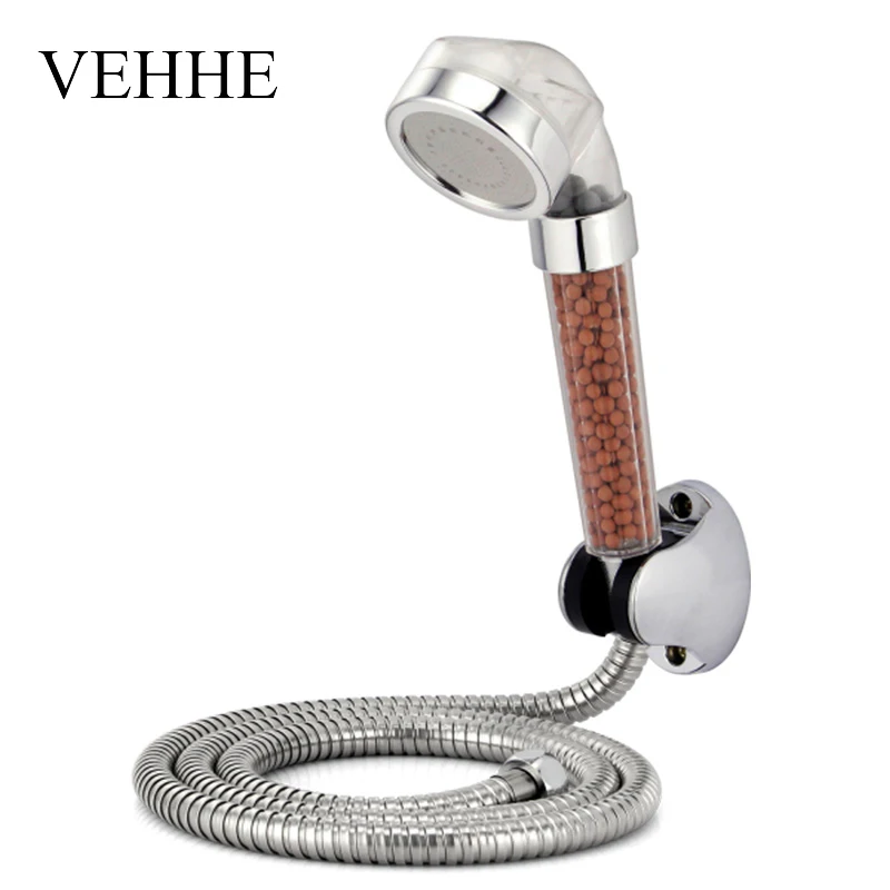 Vehhe Massage Spa Shower Negative Ion Filter Pressure Shower Head Set