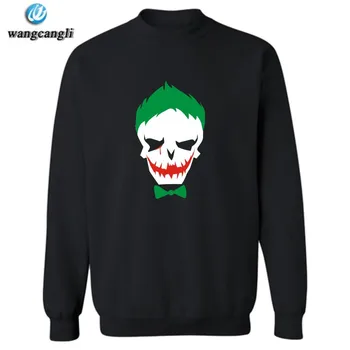 

Joker Suicide Squad Skull Hoodies Men Women Punk Style Cotton Hoodie Sweatshirt Men Pullover Tracksuit Plus Size 4XL 2019 New
