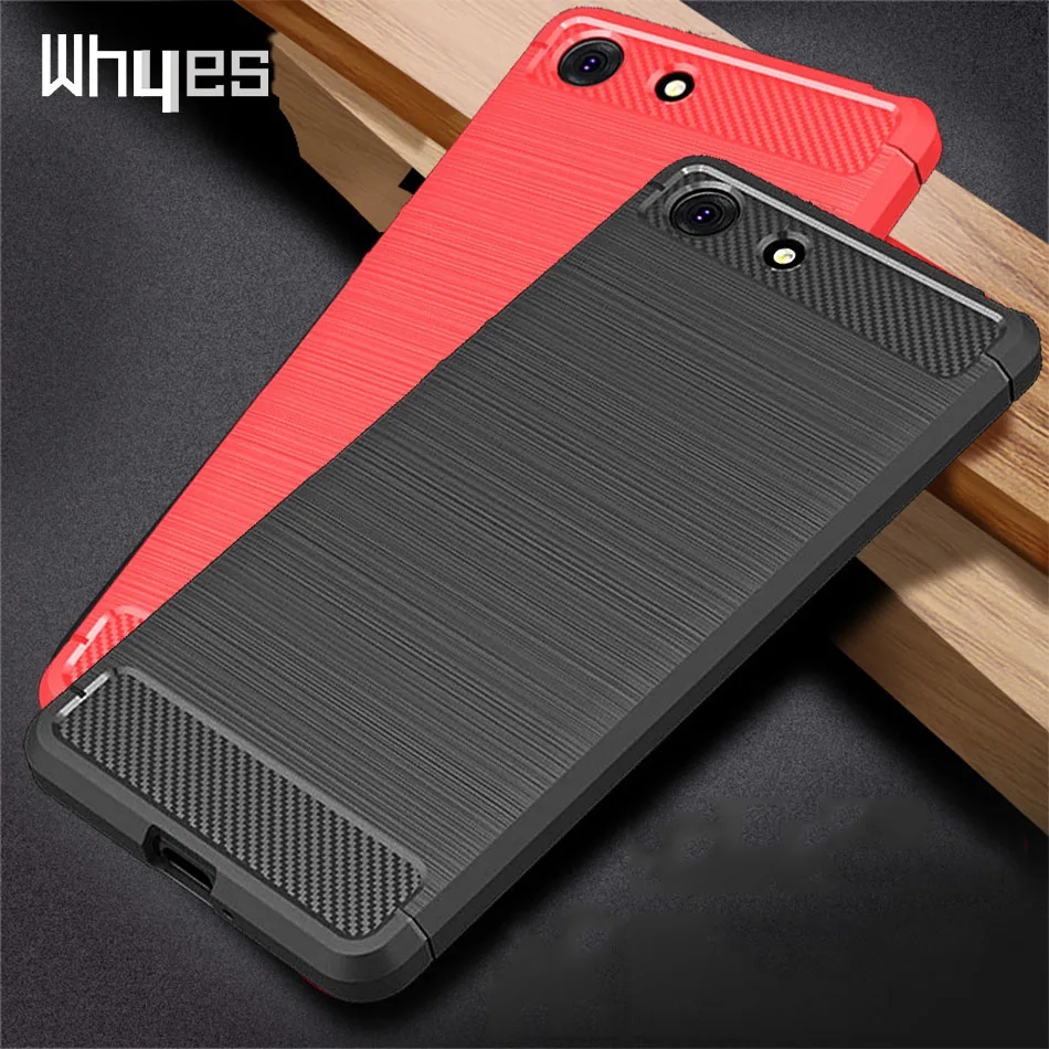 

Silicone Case For Sony Xperia XZ4 Compact XZ3 XZ2 XA3 Ultra L3 L2 1 ShockProof Fitted Carbon Fiber TPU Case For Sony L3 XZ4 XA3