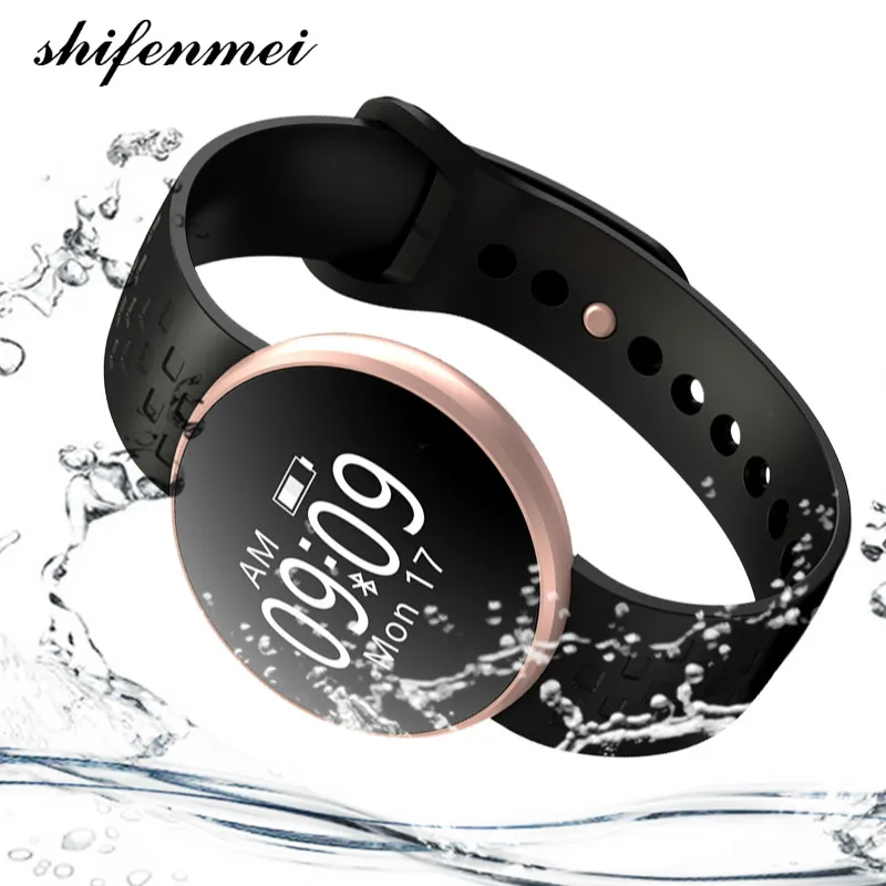 

Band Women Fashion Smart Watch for IOS Android with Fitness Sleep Monitoring Waterproof Remote Camera GPS Auto Wake Screen B16