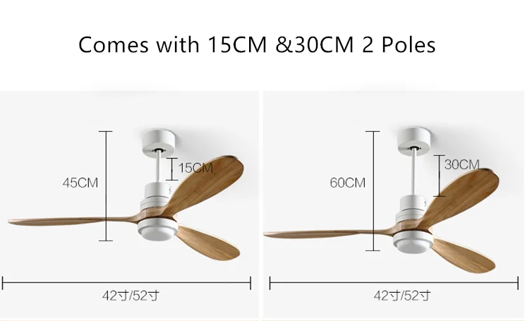 Постмодерн деревянные потолочные вентиляторы спальня 110 В/220 В потолочный вентилятор деревянные потолочные вентиляторы с подсветкой пульт дистанционного управления Ventilador De Teto