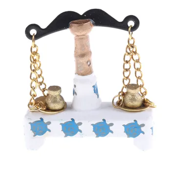 

New 1:12 Balance Scale Dollhouse Miniature Doll House Decor Furniture Accessories Classic Toys Birthday Gift for Children Kids