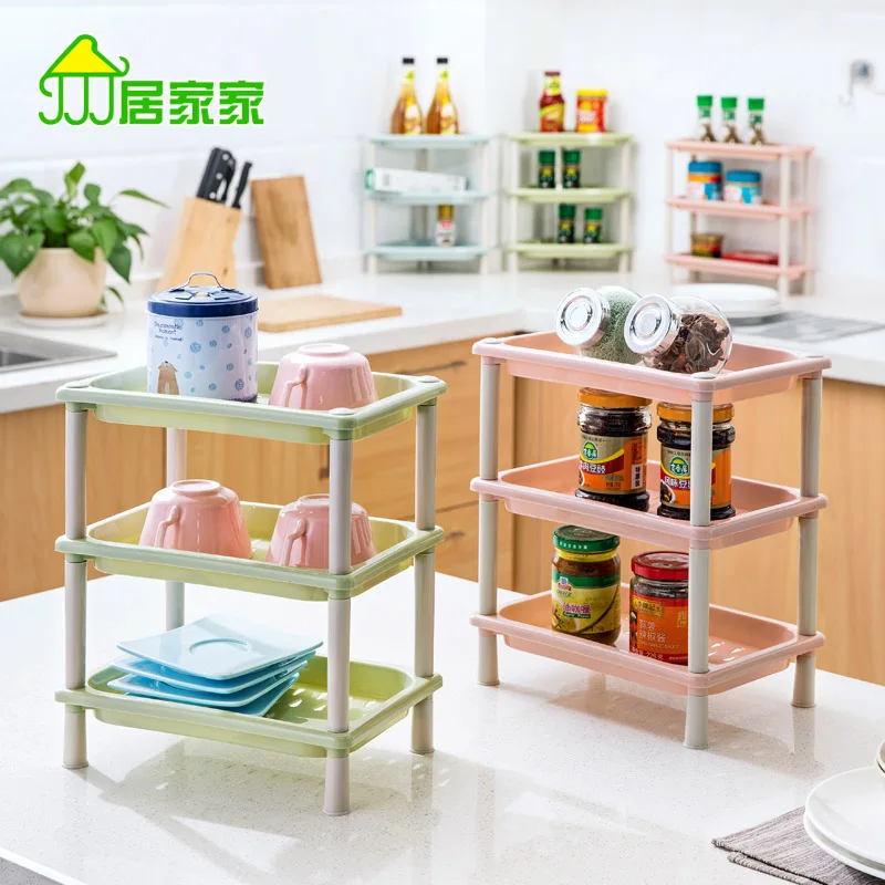 Desktop Finishing Kitchen Shelving Rack Multilayer Living Room Desktop Finishing Kitchen Shelving Rack Multilayer Living Room Bathroom Countertops Cosmetic Storage In Holders Racks From Home Garden On
