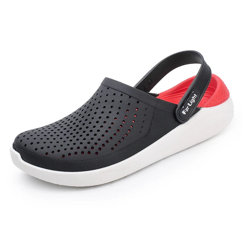 

Hole Shoes Male Mens Shoes Crocse Sandals Sandalias Summer Shoes Sandalen Slippers Sandalet hombre Sandali Croc Clogs New 2019