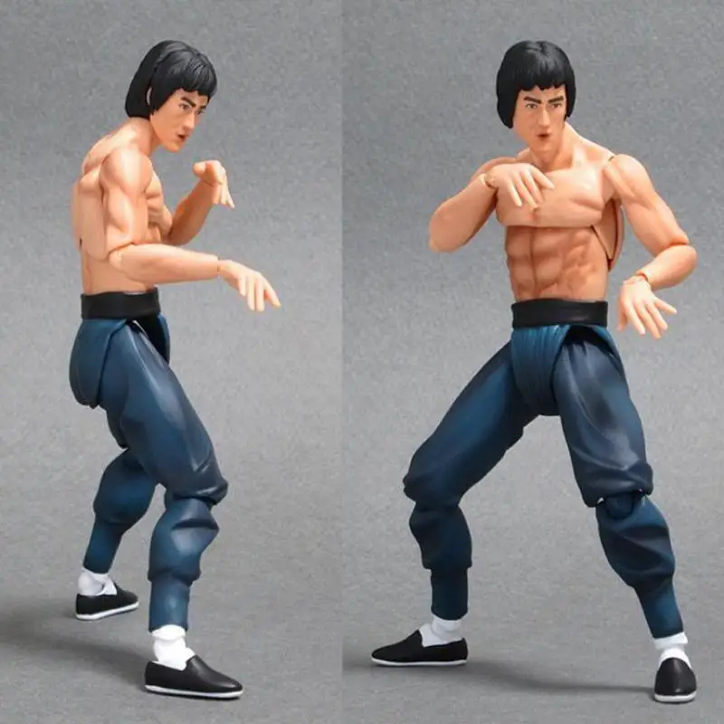 

Max Factory Bruce Lee Figma 266 PVC Action Figure Collectible Model Toy 14cm