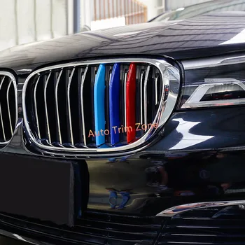 

Exterior 3PCS Plastic Front Radiator Grille Bar Trim For BMW 7 Series G11/G12 2016-2018