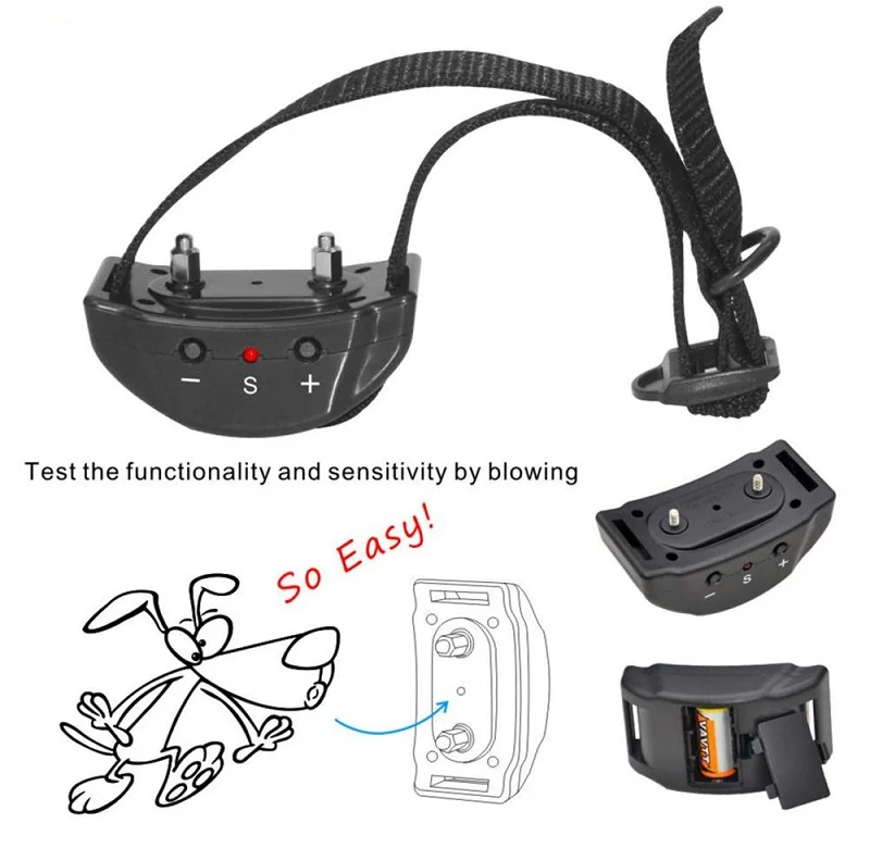 PET-853 электрический ошейник для дрессировки домашних животных звуковой сигнал и статический шок Регулируемый 7 уровней антилай устройство без лай ошейник для дрессировки собак