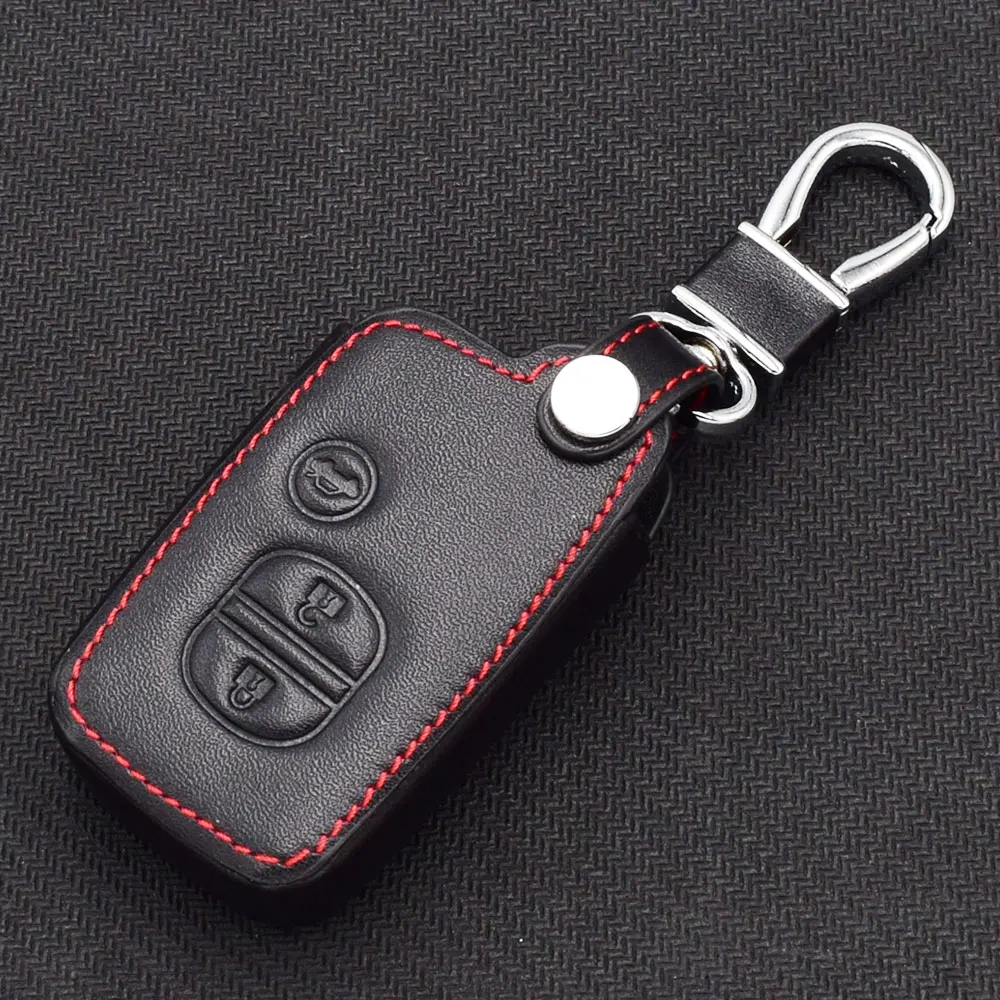 Чехол для ключей из натуральной кожи ATOBABI Toyota Land Cruiser Prado 150 (2010) Camry Prius Crown Reiz Remote Smart