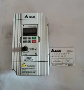 

VFD007M21A VFD-M Inverter Frequency Converter 750 w 1 PHASE 220 V