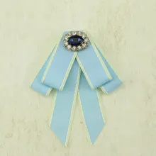 Формальные Для женщин офисная рубашка Лента Галстуки Галстук Британский отель банка жениха Свадебная вечеринка, с бантом со стразами аксессуары