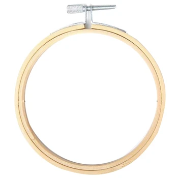 

10 Pcs/Set 10Cm Wooden Embroidery Hoops Frame Set Bamboo Embroidery Hoop Rings For Diy Cross Stitch Needle Craft Tool sets
