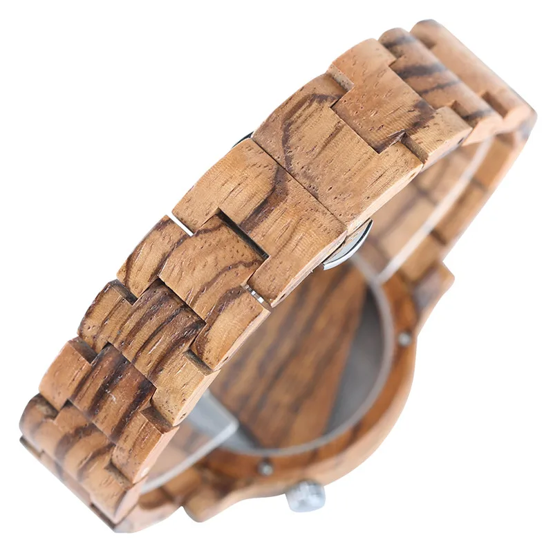 Full Wooden Watches Classical Men Hollow Triangle Face Wood Watch Fashion Unique Creative Bamboo Modern Wristwatch for Gifts