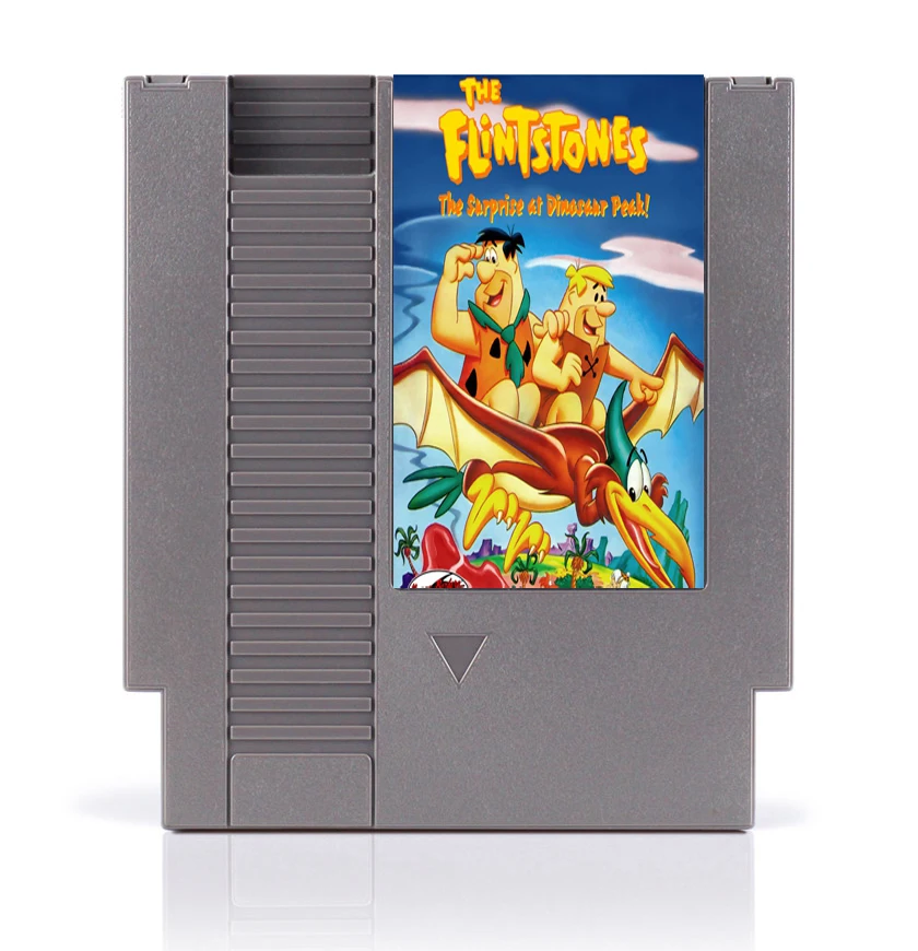 

Flintstones The Surprise at Dinosaur Peak 8 Bit Game Card for 72 Pins Game Players