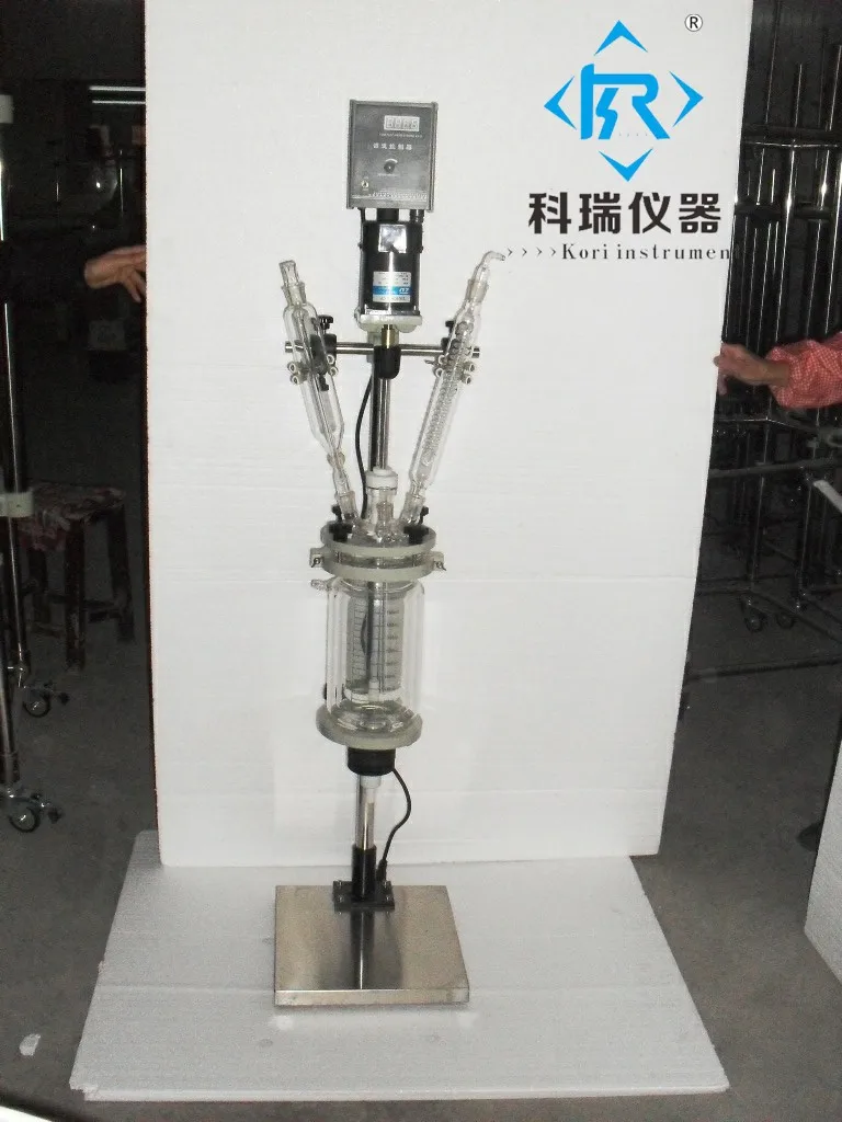 1,2,3,5L double lined glass reactor