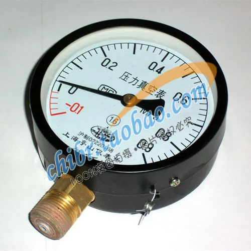 YZ 100 general pressure vacuum gauge 0.1 0.9MPA positive and negative pressure gauge positive