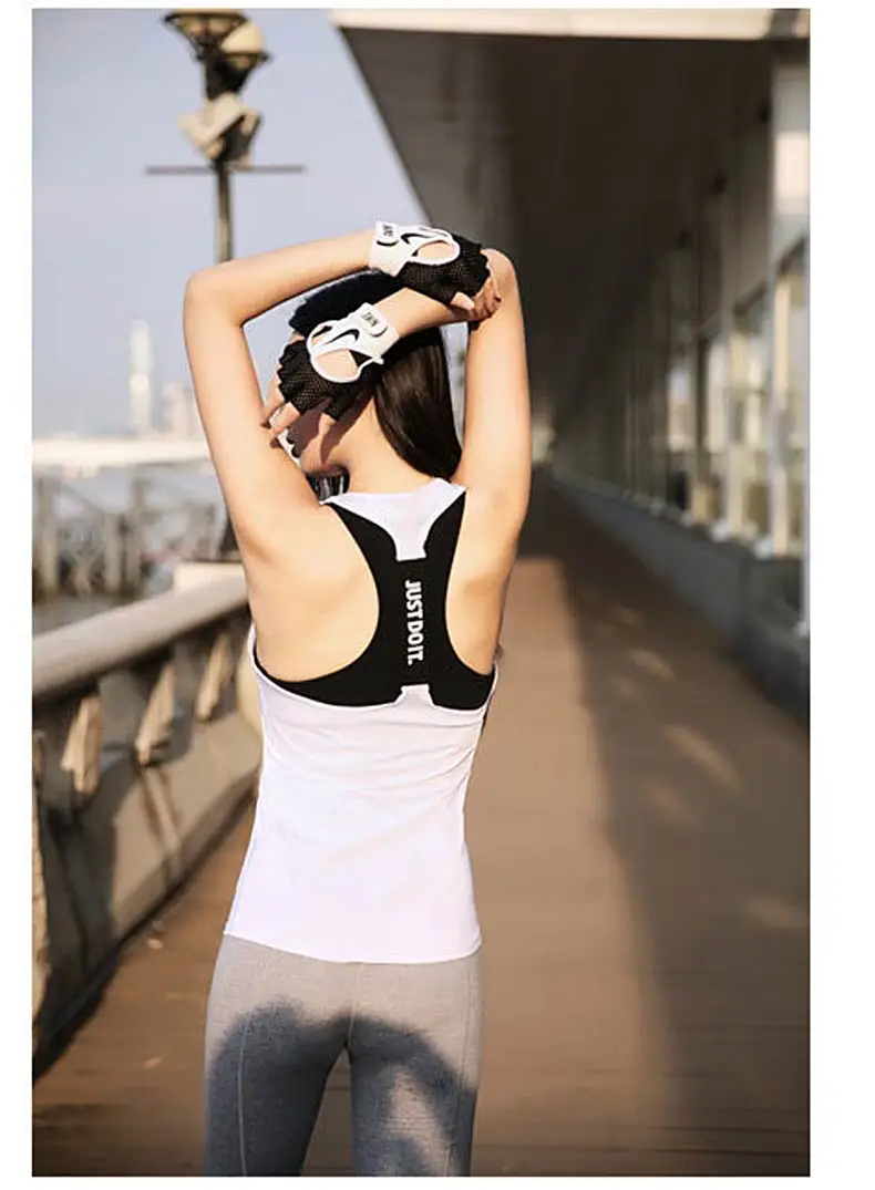 1 (37)Sport Shirt Women Running Sport T-shirt Gym Shirt Women Stitching Color Yoga Top Sports Bra Top Fitness Women Sport Bra 2018