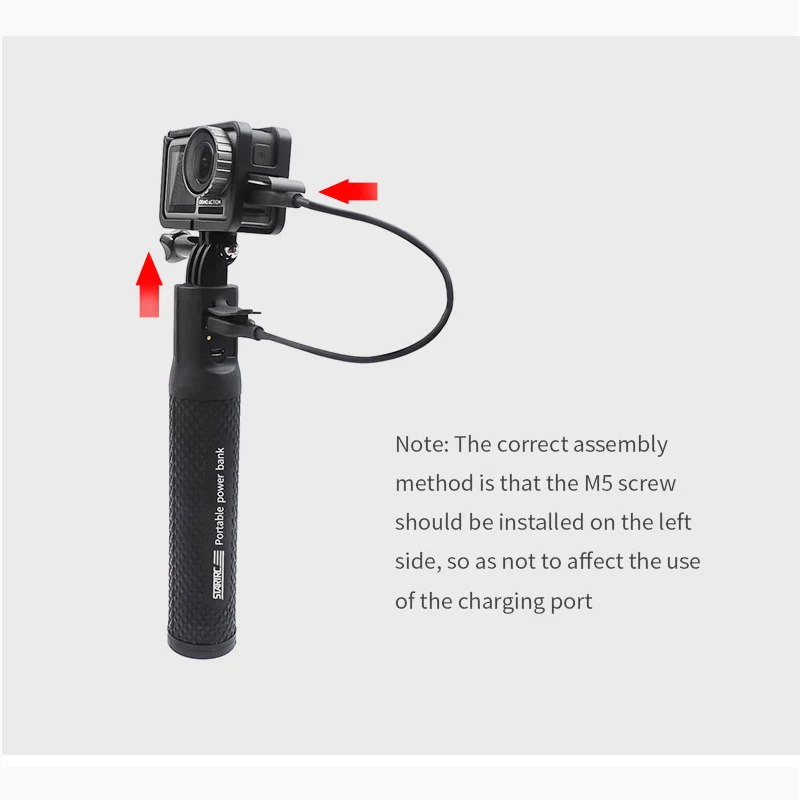 OSMO Action Charging Kit портативное зарядное устройство Hub/Power Bank Grip & ABS защитный чехол для