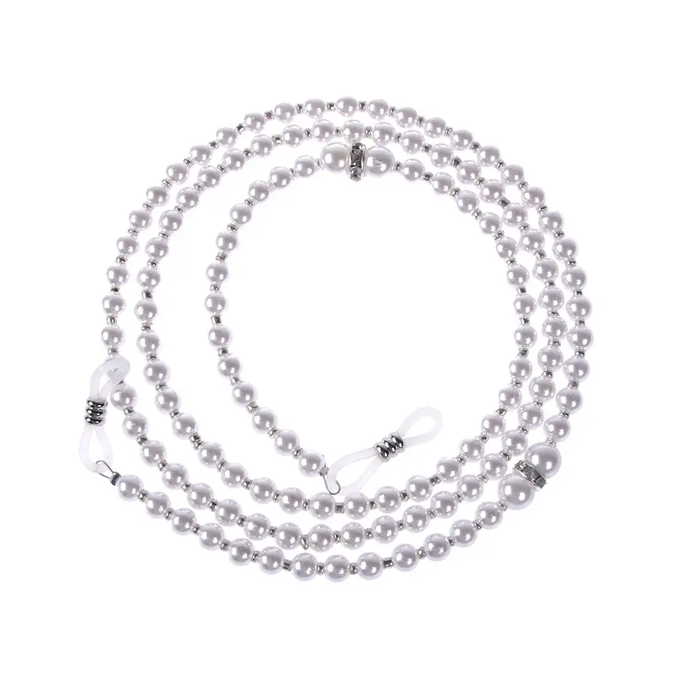 New Fashion Womens Mens Eyeglass Chains Sunglasses Reading Pearl Beaded