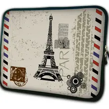 Штамп башня 1" Мягкая ноутбука Тетрадь Мягкий рукав сумка Обложка Чехол для 15.6" HP Pavilion G6 DV6 m6, dell Acer, Sony