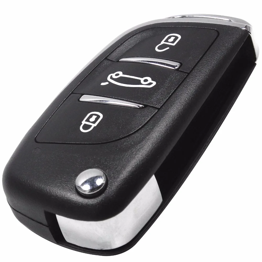Чехол для ключей jingyuqin Flip KD модифицированный чехол VW TOYOTA PRIUS VIOS CAMRY RAV4 HIGHLANDER COROLLA CROWN