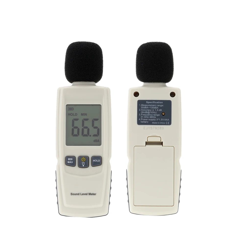 Портативный цифровой измеритель уровня звука, новое обновление, тестер шума, ЖК-дисплей, измерительный прибор для измерения уровня шума, диагностический инструмент