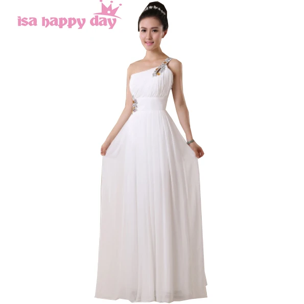 

long one shoulder party dresses royal blue evening dress vestidos de festas 2019 longo floor length gown women dresses W1915