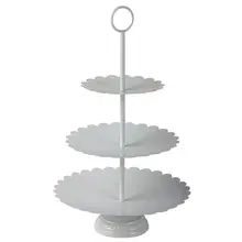 Три слоя Свадебные тарелка для фруктов, пирожных пластины конфеты, продукты лоток Стенды для свадебного торта украшения вечерние поставки десерт лоток