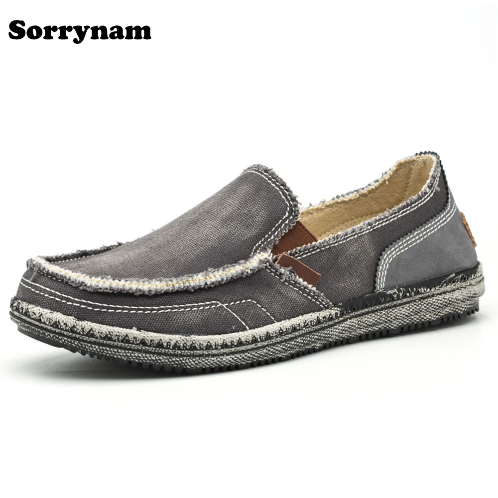 

Canvas Loafers Men Breathable Casual Shoes Soft Comfortable Outdoor Flat Lazy Shoes for Male Chaussure Homme Sorrynam
