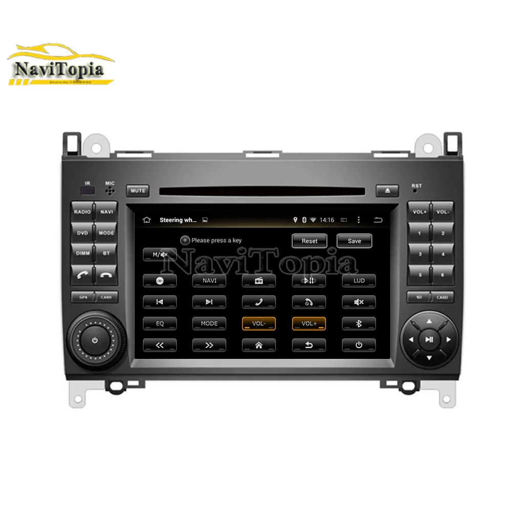 NAVITOPIA 4G ram 64G rom PX6 шесть ядер Android 9,0 автомобильный DVD gps для Benz A класс W169 2004-2012 для Benz B класс W245 2005-2012
