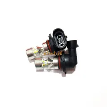 July King 2X9005 HB3 6000K 60W Мощный светодиодный противотуманный светильник, DC12V~ 24V 800LM 1A 2323SMD светодиодный рефракционный отражатель