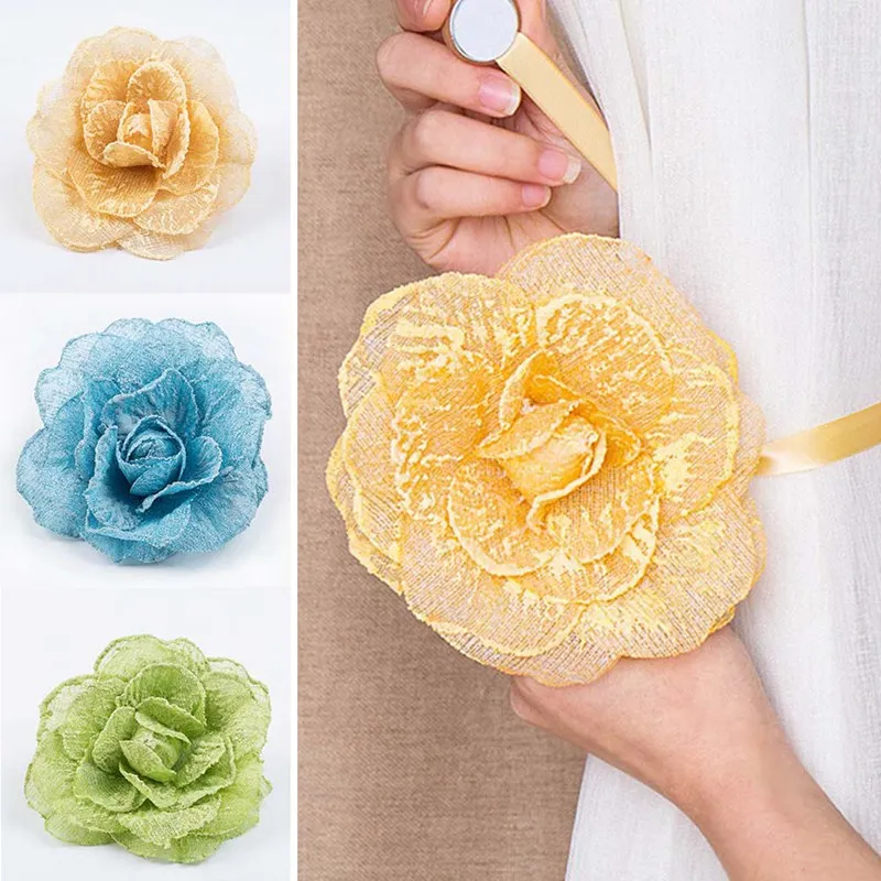 

2019 New Flower Curtains Tieback Magnet Curtains Buckle Magnetic Curtain Holder Curtain Strap Accessories