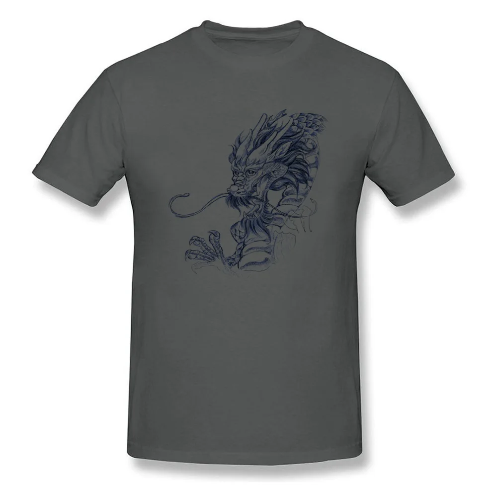 Normal Friendly Dragon Slim Fit Short Sleeve Summer Tees 2018 New Fashion Crew Neck Cotton Sweatshirts Youth T Shirt Friendly Dragon carbon