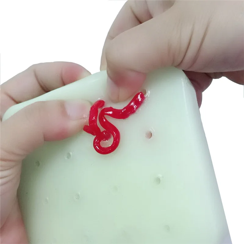 Pimple Toys with Refillable Pimple Pus Squeezing Acne Toy Luminous version Stress Reliever Novelty Toy