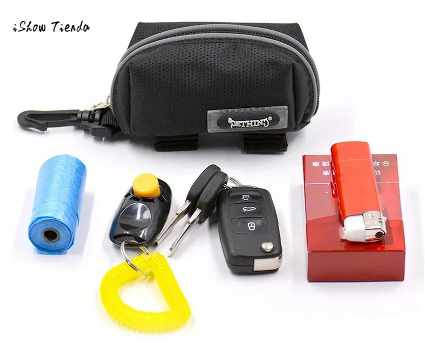 

ISHOWTIENDA New 1pc Pet Dog Training Out Debris Bag Out Pockets Of Professional Pet Snack Training
