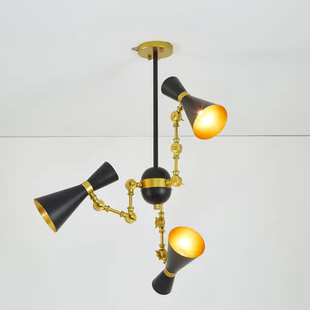 Modern Designer Spider Chandeliers Living Room Coffee Lamps Modern Designer Spider Chandeliers Living Room Coffee Lamps Decor Light Fixtures White Black Iron Home Lighting E27 G4 220v
